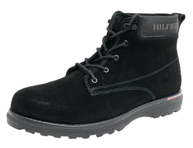 Tommy Hilfiger CORPORATE OUTDOOR SUEDE BOOT (Men's Outdoor Boots, Black, EU on Sale